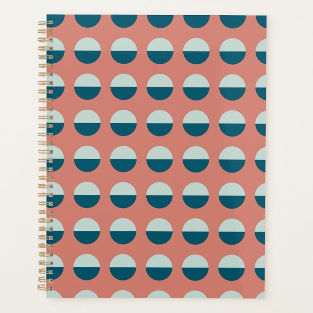 Agenda Deco círculos (Anverso)