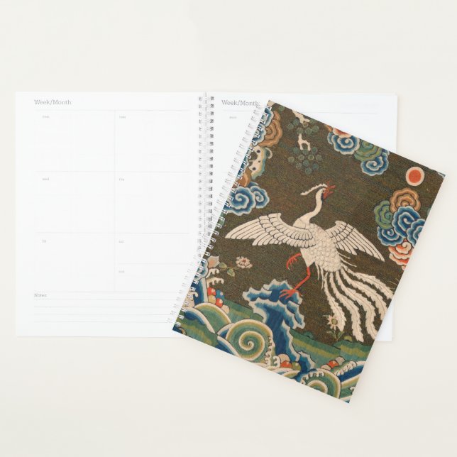 Agenda Decoración antigua china de aves (Demostración)