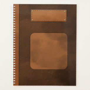 Agenda Decoración de cuero
