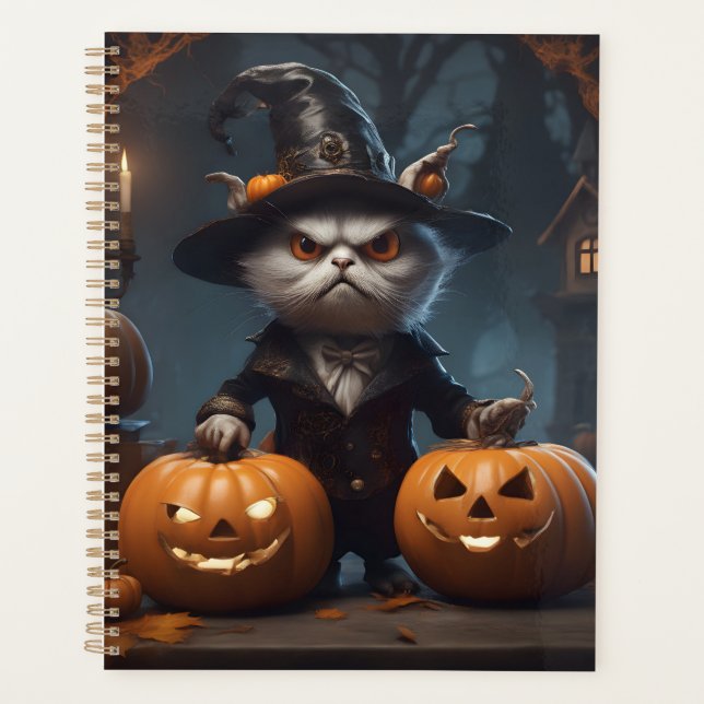 Agenda decoración de halloween (Anverso)