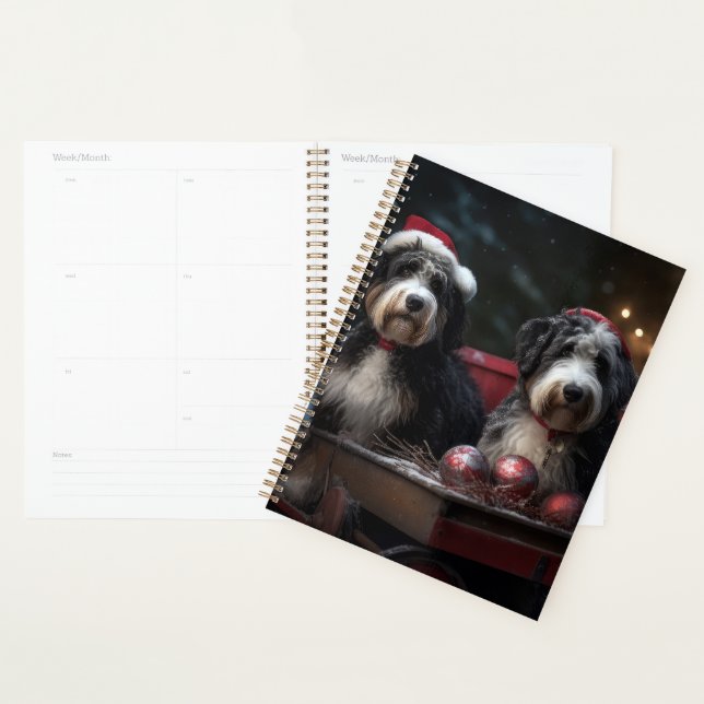 Agenda Decoración de los Navidades de Bernedoodle Snowy S (Demostración)