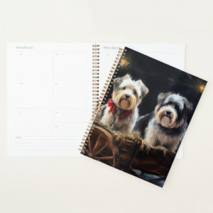 Agenda Decoración de los Navidades de Biewer Terrier Snow