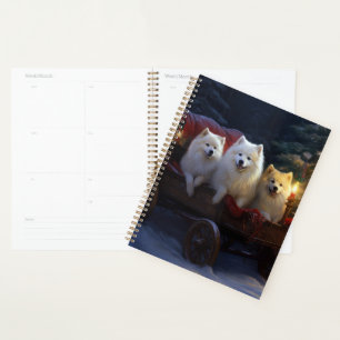 Agenda Decoración de Navidad de Trineo Nevado Esquimal Am