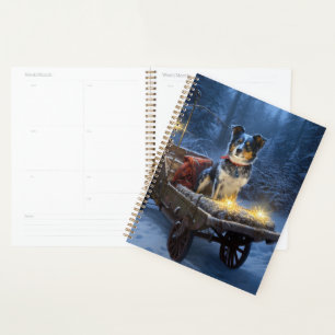 Agenda Decoración de Navidades de Blue Heeler Snowy Sleig