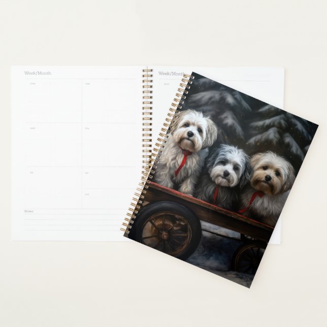 Agenda Decoración de Navidades Havanese Snowy Sleigh (Demostración)