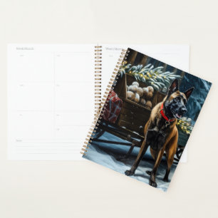 Agenda Decoración de Navidades malineses Snowy Sleigh