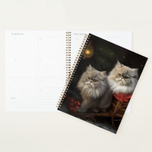 Agenda Decoración de un gato persa con Navidades Snowy Sl