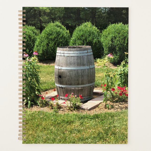 Agenda Decoración del Jardín del Barril del Vino, Chateau (Anverso)