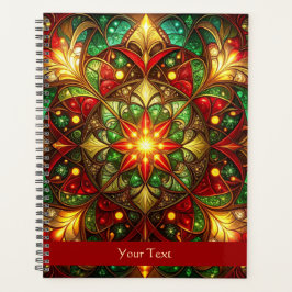Agenda Decorative Red Green Holiday