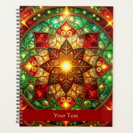 Agenda Decorative Red Green Holiday