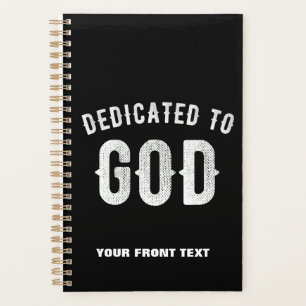 AGENDA DEDICADO A DIOS PERSONALIZABLE GUAY TEXTO BLANCO
