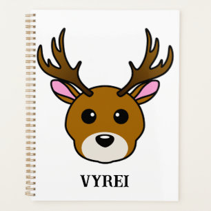 Agenda Deer de Personalizado lindo