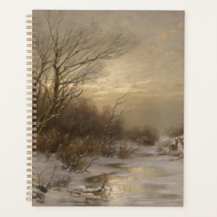 Agenda Deer en un paisaje invernal - Désiré Thomassin