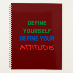 Agenda Defina Usted Mismo Definir Su Actitud