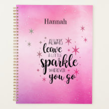 Dejar un poco de brillo mágico rosado