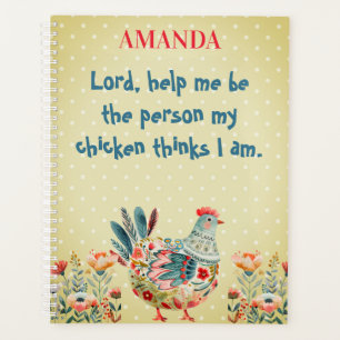 Agenda Déjenme ser la persona que mi pollo piensa - arte