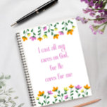 Agenda Dejo Todos Mis Cuidados En Dios, Hermoso Planeador<br><div class="desc">Planner cristiano de acuarela floral de bonito. Manténgase organizado y fiel con nuestro planificador cristiano - Diseño inspirado en la Biblia,  reflexivo,  ideal para los devoradores diarios. Planifique sus días con la guía de Dios. ¡Hazte ya mismo con una!</div>