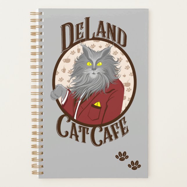 Agenda DeLand Cat Café Planner (Anverso)