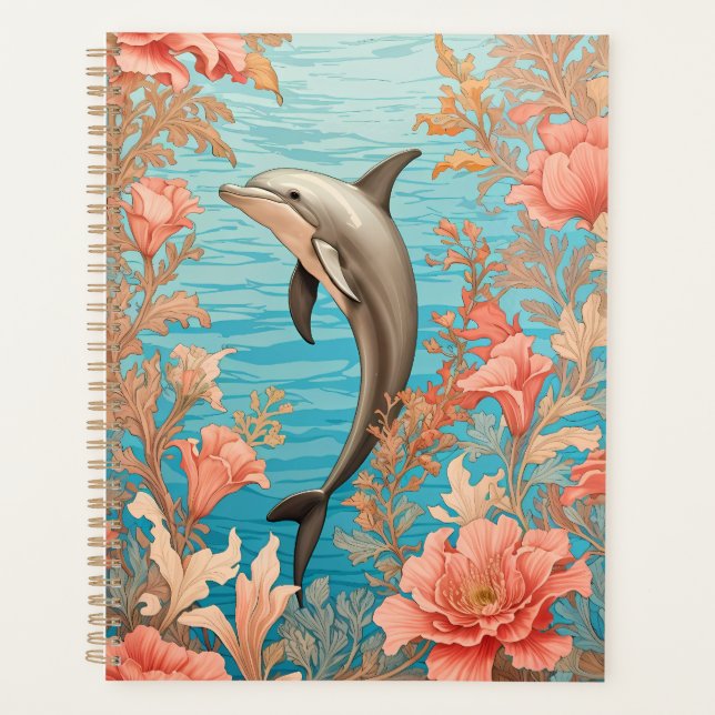 Agenda Delfín Vintage Hermoso  (Anverso)