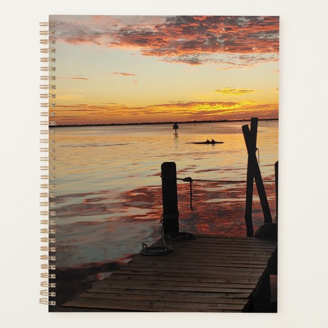 Agenda Delfines del atardecer (Anverso)
