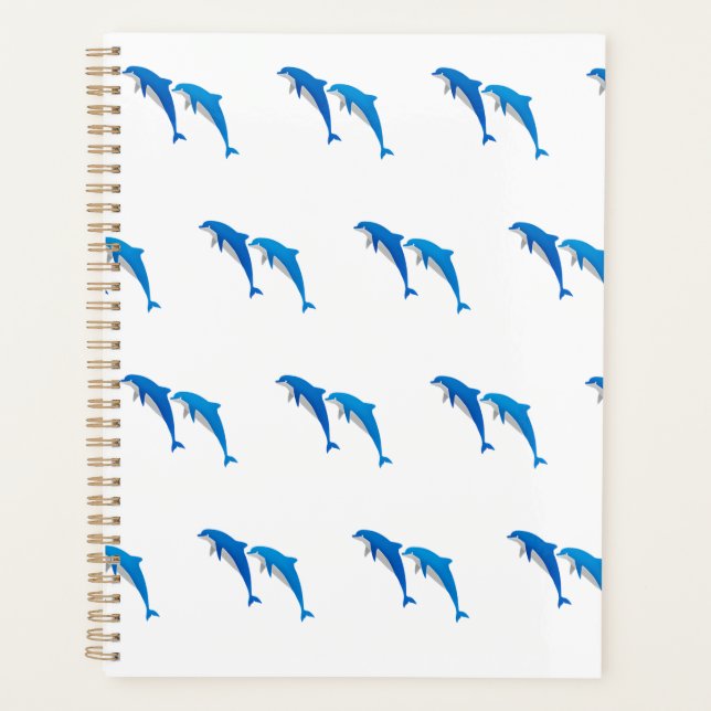 AGENDA DELFINES GRIS Y AZULES DE VERANO (Anverso)