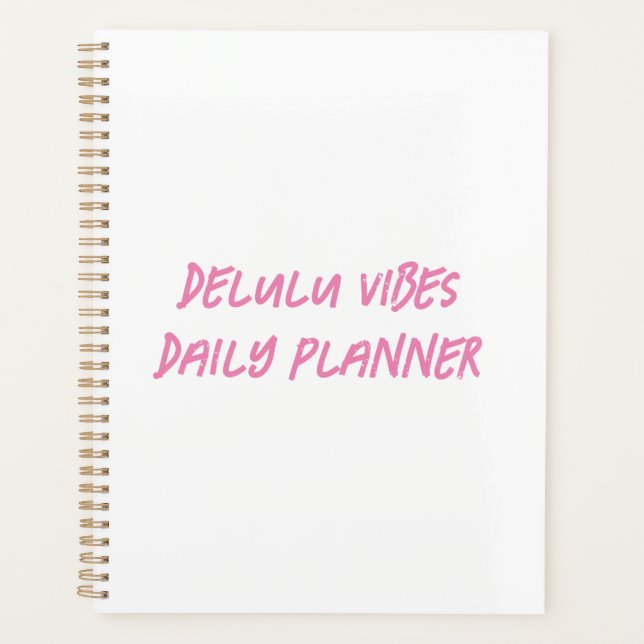 Agenda Delulu Daily Planner (Anverso)