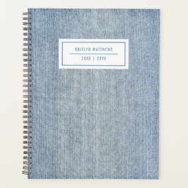 Agenda Denim de lavado ligero moderno Jeans Textura Nombr