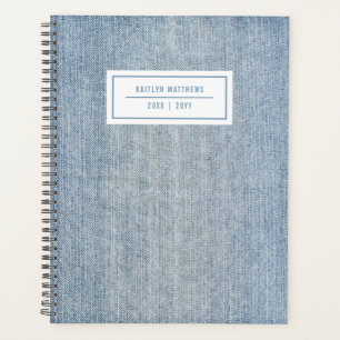 Agenda Denim de lavado ligero moderno Jeans Textura Nombr