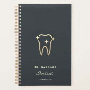 Agenda DENTISTA DENTAL minimalista ORTOODONTICA ORO DOSIS