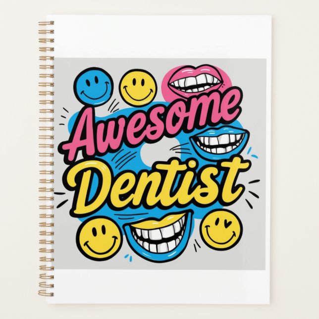 Agenda Dentista increíble gracias (Anverso)