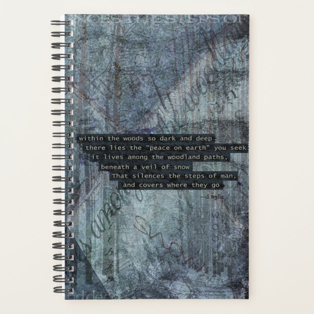 Agenda Dentro de los bosques - Inspirador (Anverso)