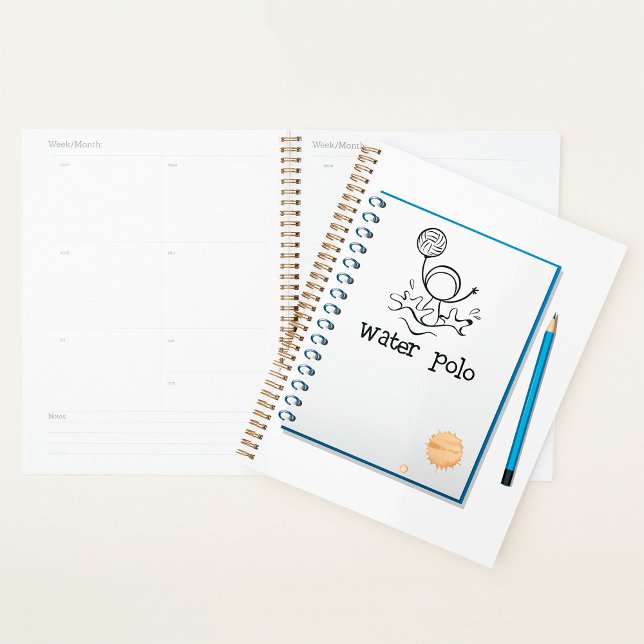 Agenda Deporte de agua desparramado a mano con dibujos de (Subido por el creador)