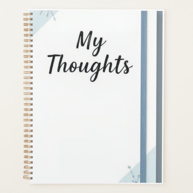 Agenda Desbloquea tu creatividad: My Thoughts Journal" (Anverso)
