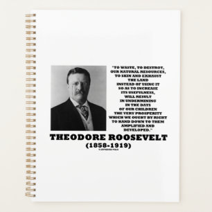 Agenda Desechos de Theodore Roosevelt Destruyen Recursos 