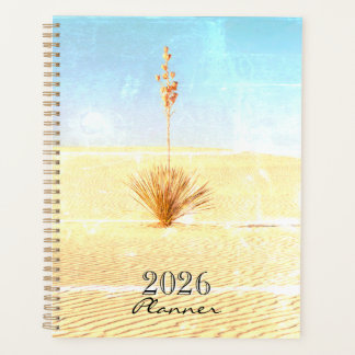 Agenda Desert White Sands Landscape and Yucca