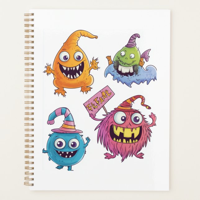 Agenda Desfile de Monstruos de Dulces (Anverso)