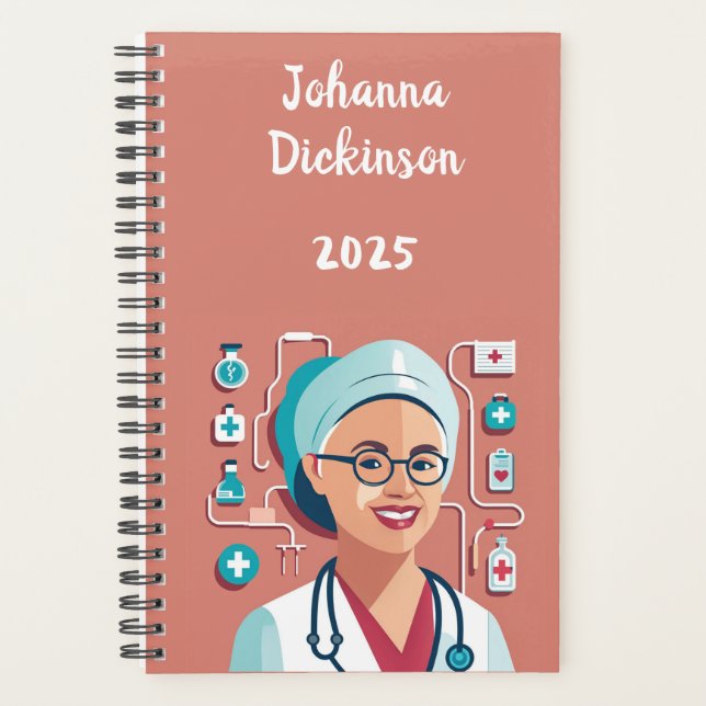 Agenda design sympa pour les infirmières (Anverso)
