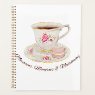 Agenda Despedida de Soltera Elegante al Estilo Tea Party