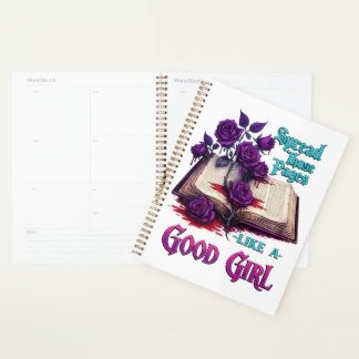 Agenda Despliega esas páginas como una buena chica