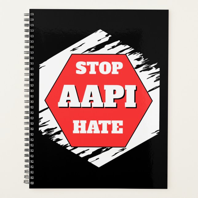 Agenda Detener el odio AAPI rectangular (Anverso)