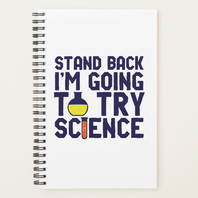 Agenda Detrás, voy a probar Science Funny Geek (Anverso)