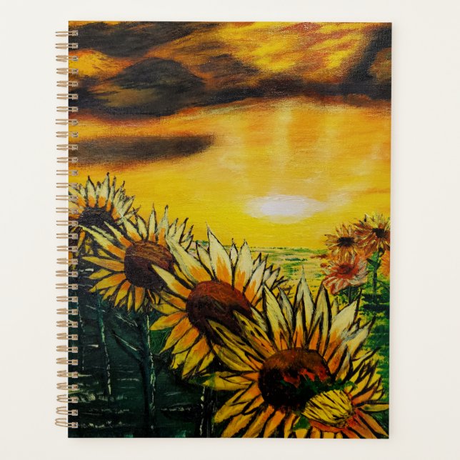 Agenda DG Paintings Sunflower Fields  (Anverso)