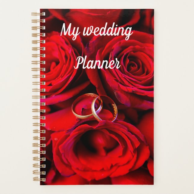 Agenda Día de boda personalizado (Anverso)