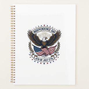 Agenda Día de la Independencia Águila Bandera Camiseta Vi