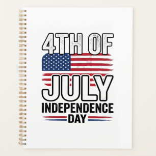 Agenda Día de la Independencia del 4 de julio Diseño de c