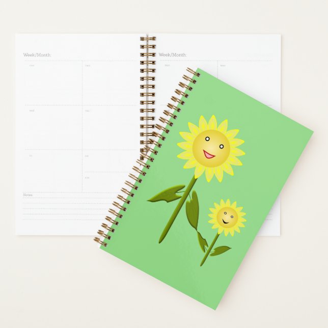 Agenda Día de la Madre girasoles (Demostración)