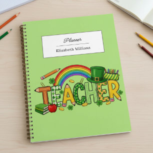 Agenda Día de San Patricio Afortunado de Enseñar Maestro 