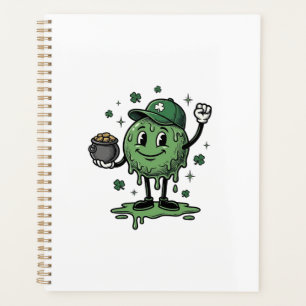 Agenda Día de San Patricio Slime Mascota Camiseta Vector 
