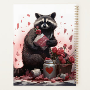 Agenda Día de San Valentín de poesía de Raccoon basura