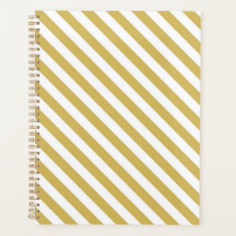 Diagonal golden yellow and white stripes pattern
